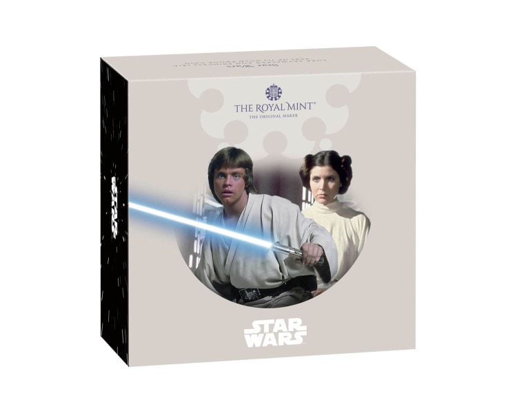 Star Wars: Luke Skywalker and Princess Leia 1oz Proof